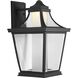 Endorse LED LED 18 inch Textured Black Outdoor Wall Lantern, Large, Progress LED